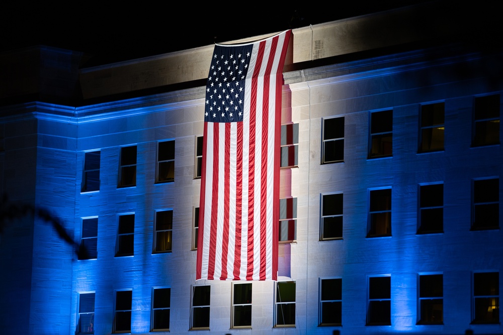 9/11 20th Anniversary Flag Unfurling