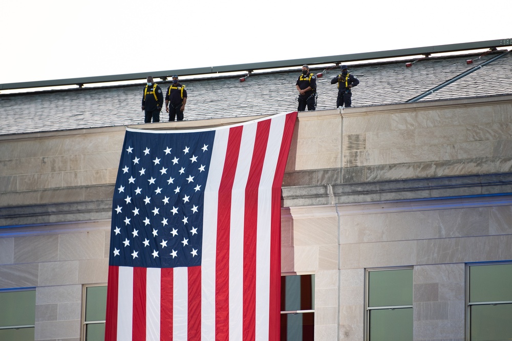 9/11 20th Anniversary Flag Unfurling