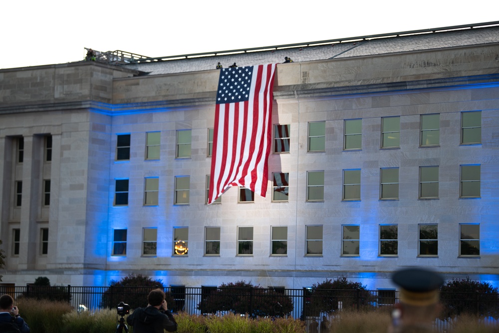 9/11 20th Anniversary Flag Unfurling