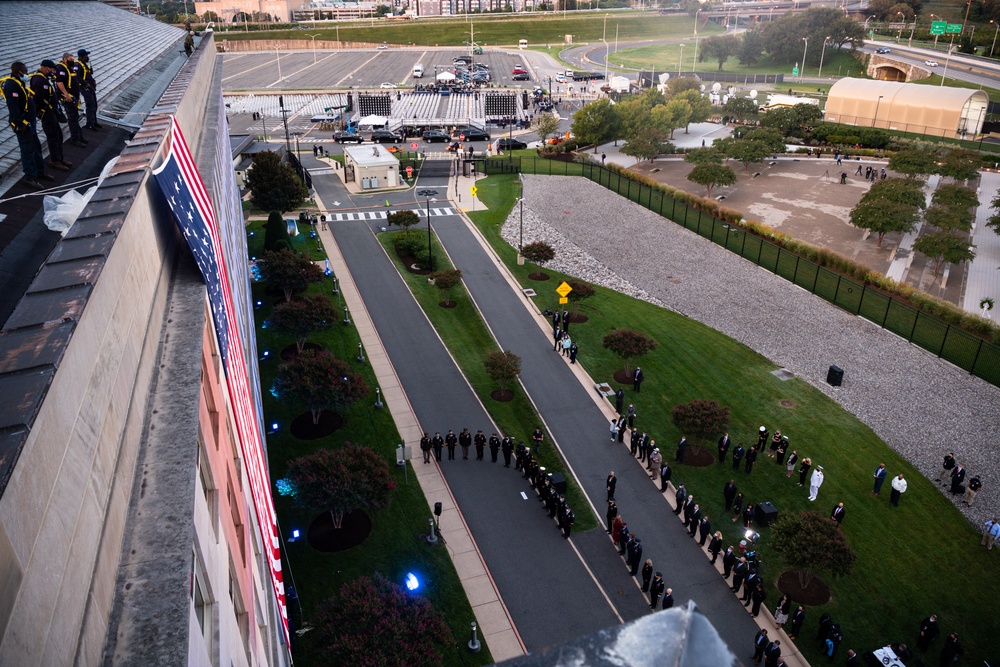 9/11 20th Anniversary Flag Unfurling