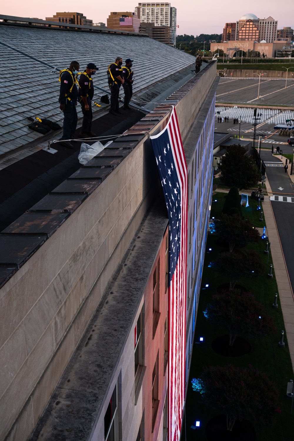 9/11 20th Anniversary Flag Unfurling