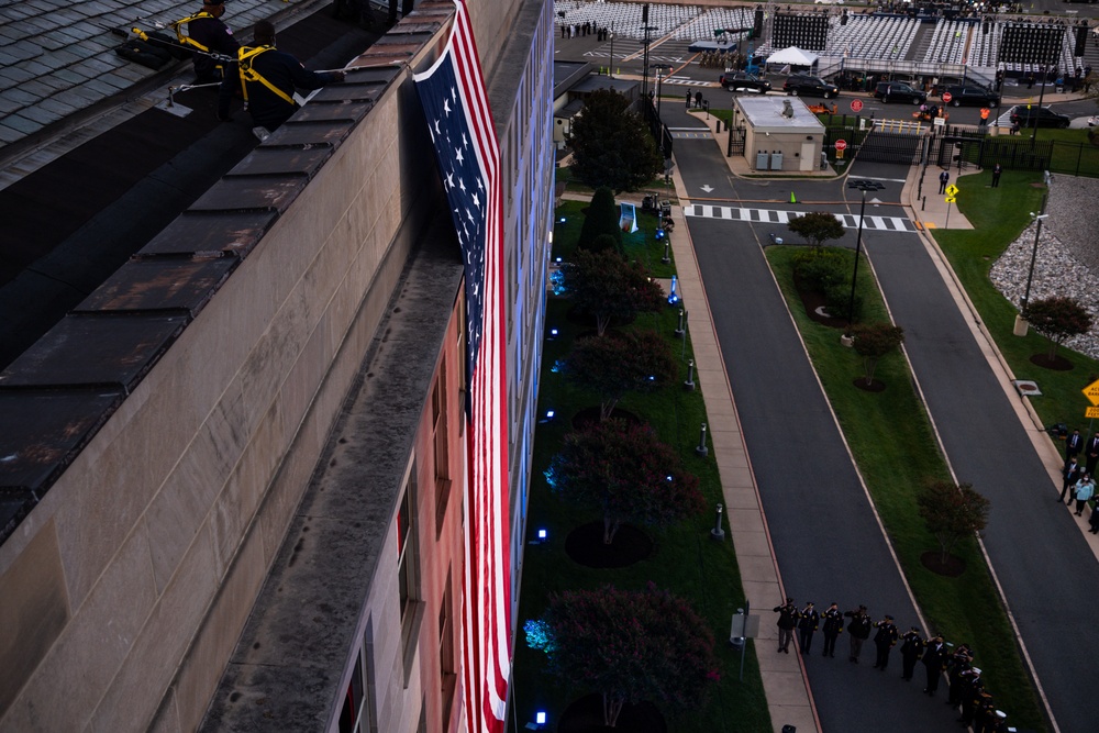 9/11 20th Anniversary Flag Unfurling