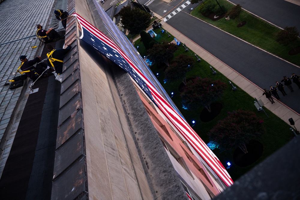 9/11 20th Anniversary Flag Unfurling