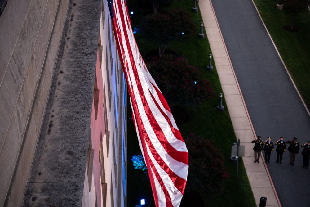 9/11 20th Anniversary Flag Unfurling