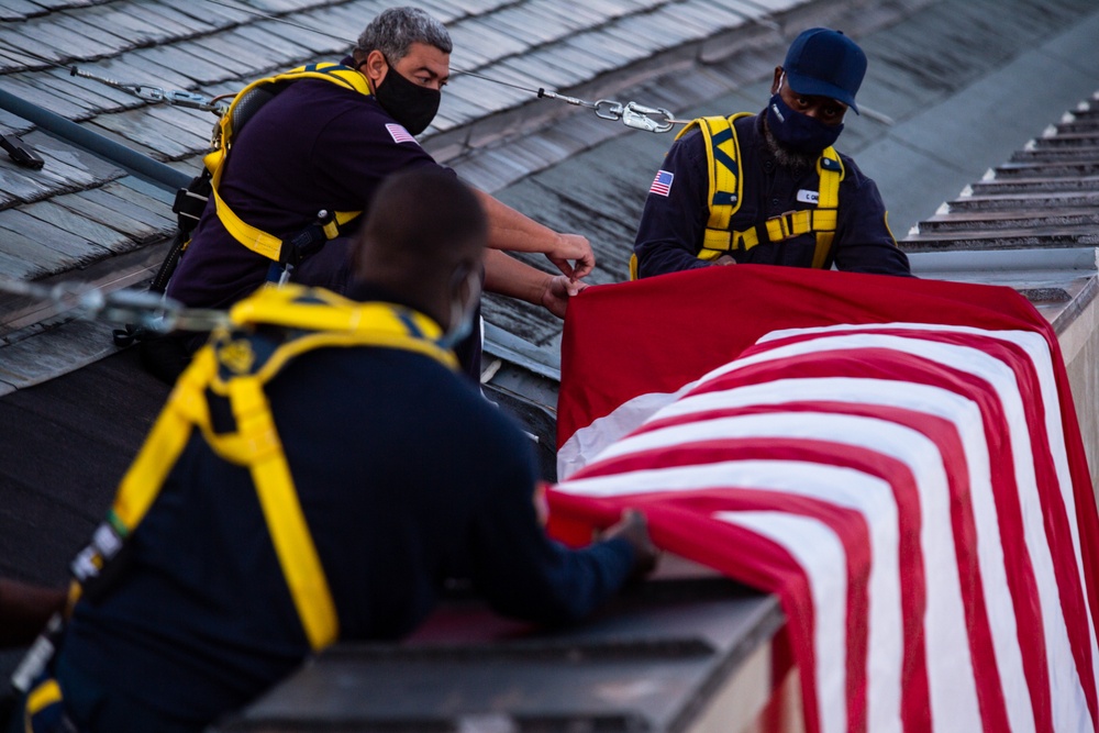 9/11 20th Anniversary Flag Unfurling