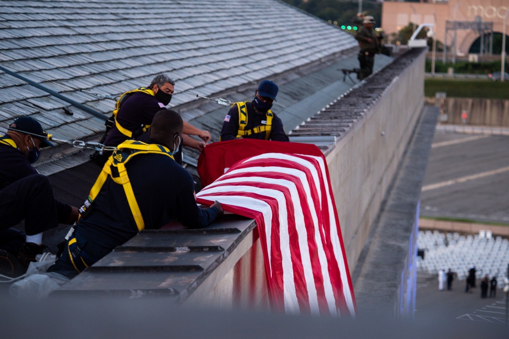 9/11 20th Anniversary Flag Unfurling