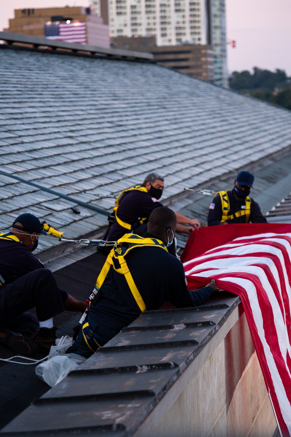 9/11 20th Anniversary Flag Unfurling