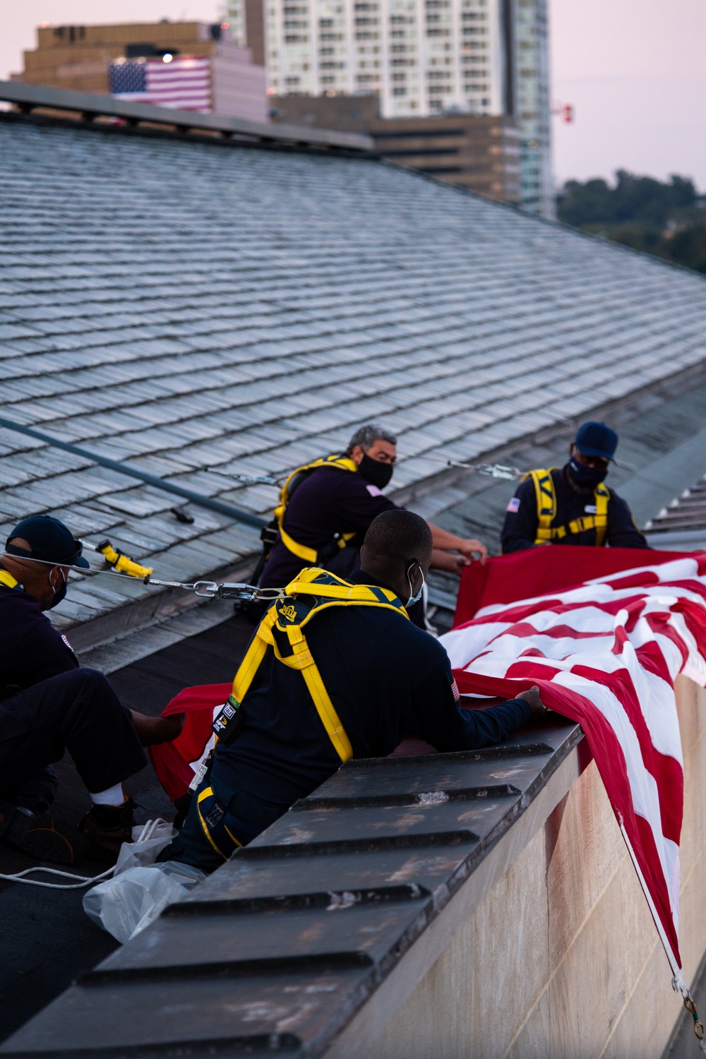 9/11 20th Anniversary Flag Unfurling