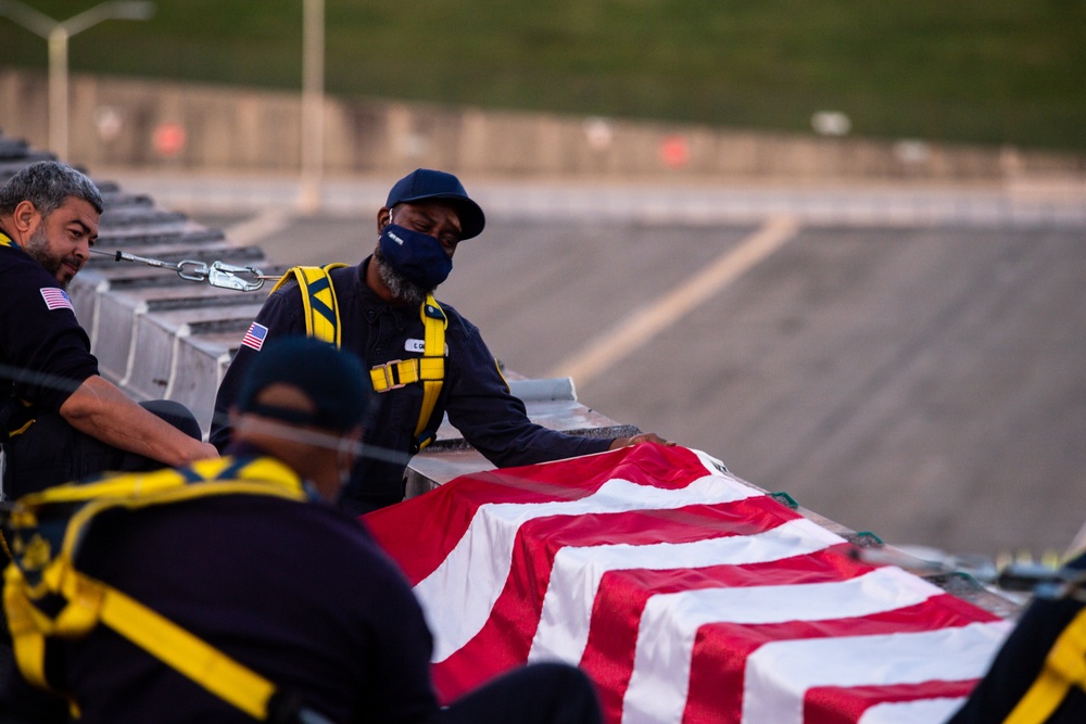 9/11 20th Anniversary Flag Unfurling