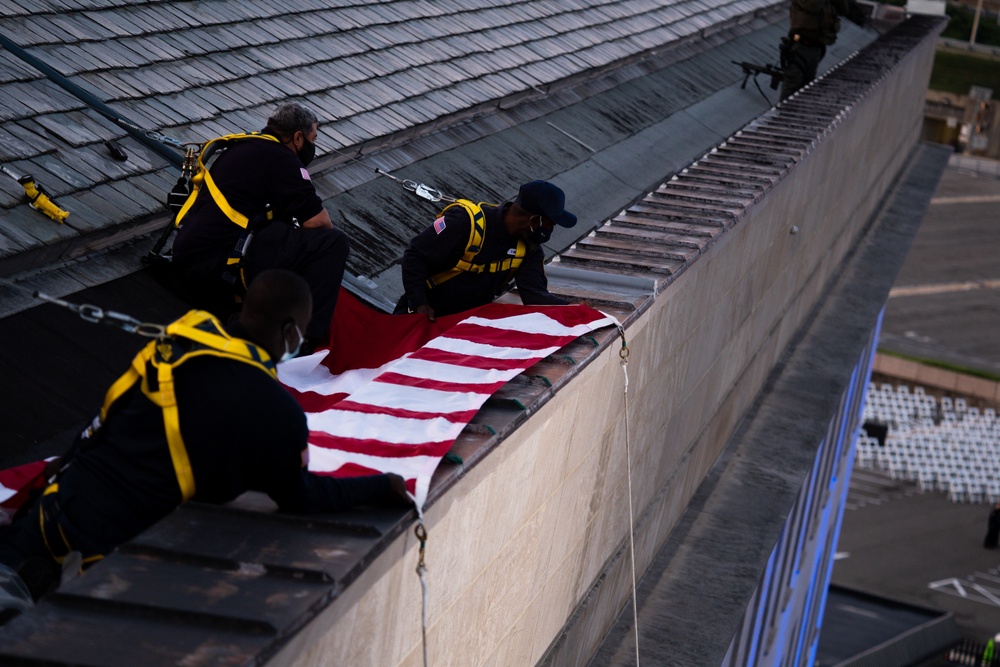 9/11 20th Anniversary Flag Unfurling