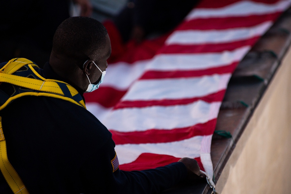 9/11 20th Anniversary Flag Unfurling