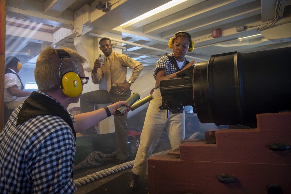 USS Constitution goes underway in honor of Medal of Honor recipients and 20th anniversary of 9/11