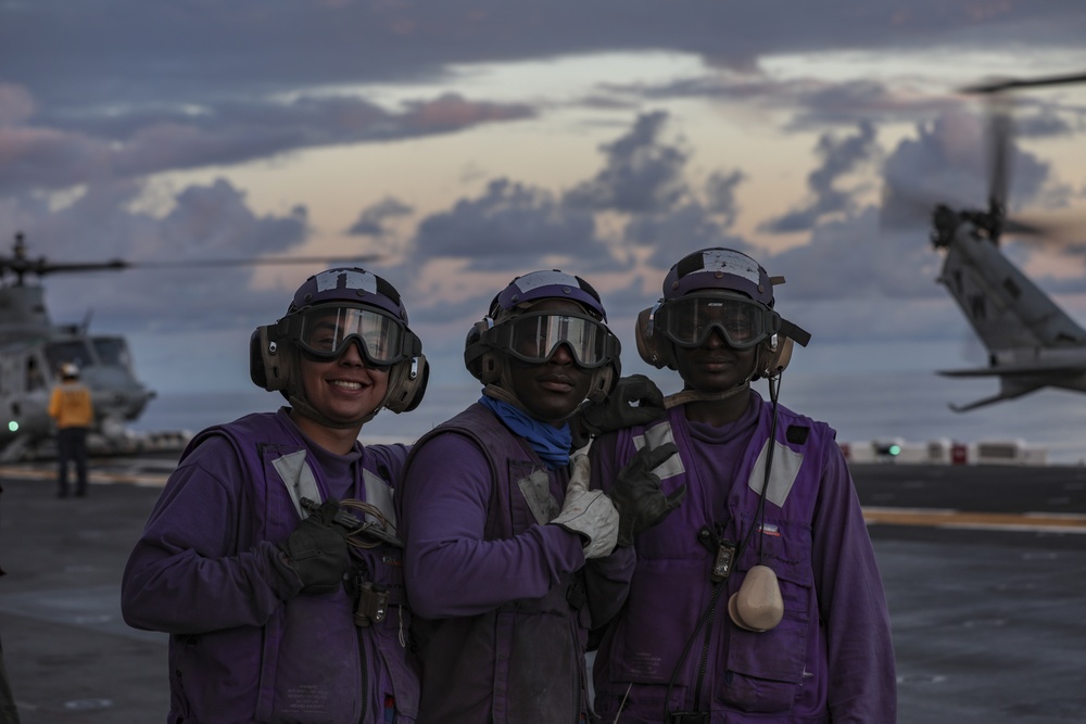 11th MEU flight ops aboard USS Essex