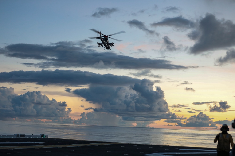 11th MEU flight ops aboard USS Essex