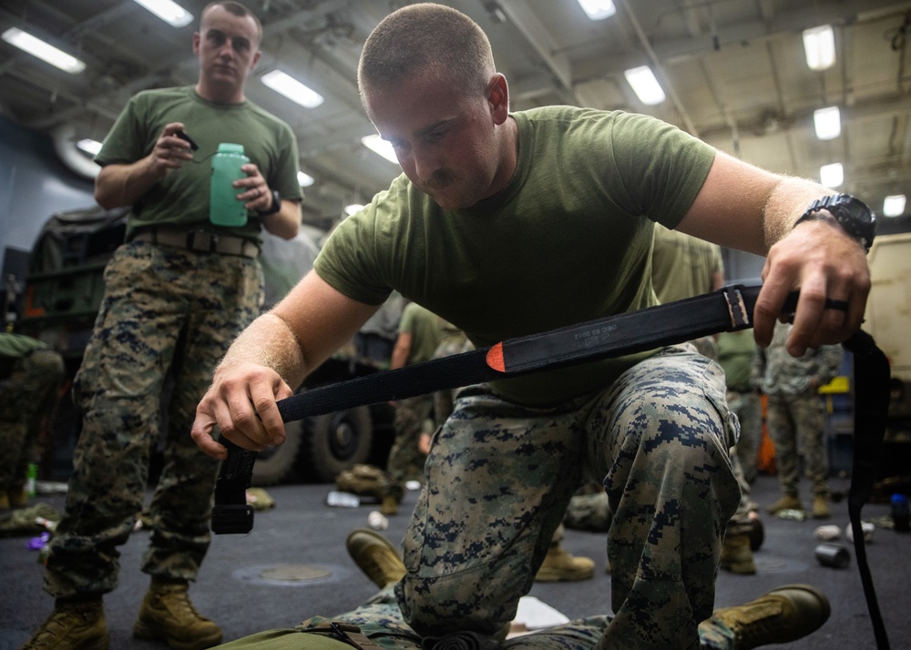 11th MEU ADRD conducts TCCC training