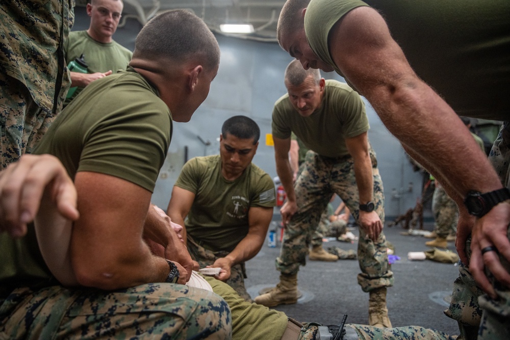 11th MEU ADRD conducts TCCC training