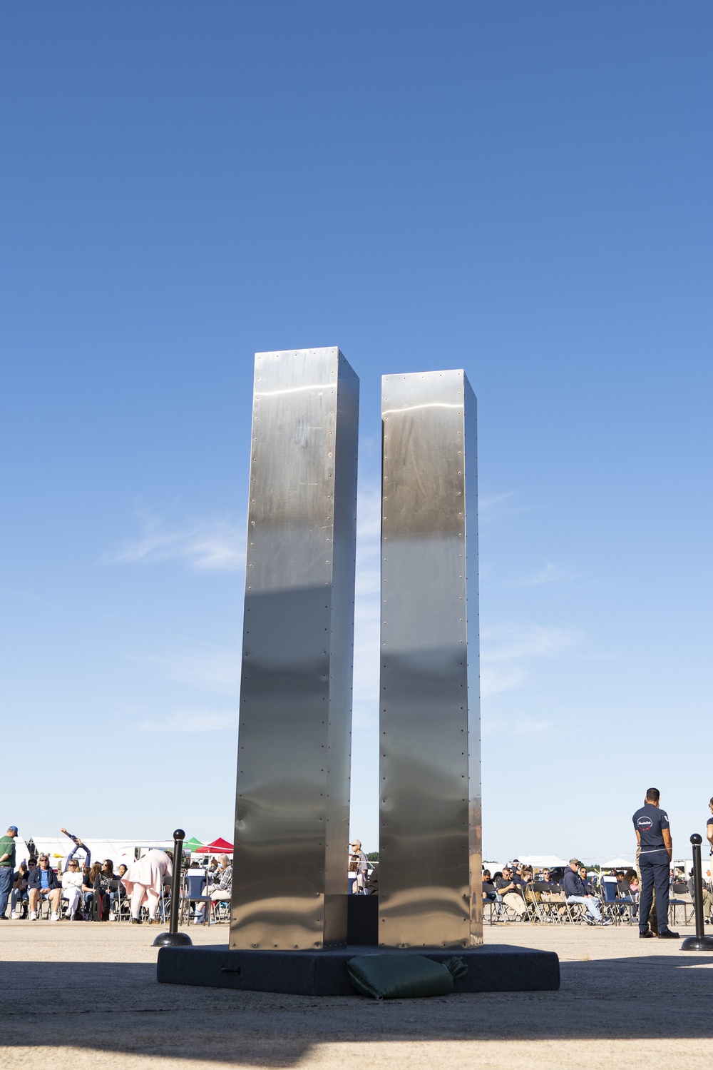 Pease unveils 9/11 memorial