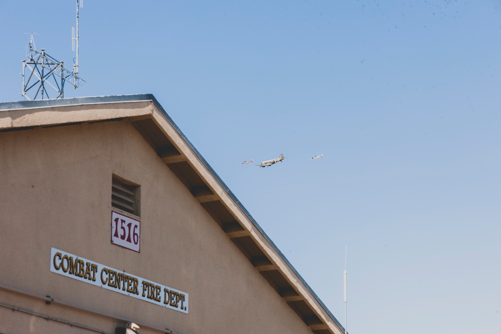 9/11 MCAGCC Flyover by Palm Springs Air Museum