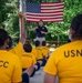 Navy Sailors drill with USNSCC Ft. McHenry Division