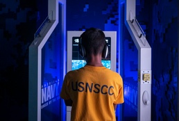 Navy Sailors drill with USNSCC Ft. McHenry Division