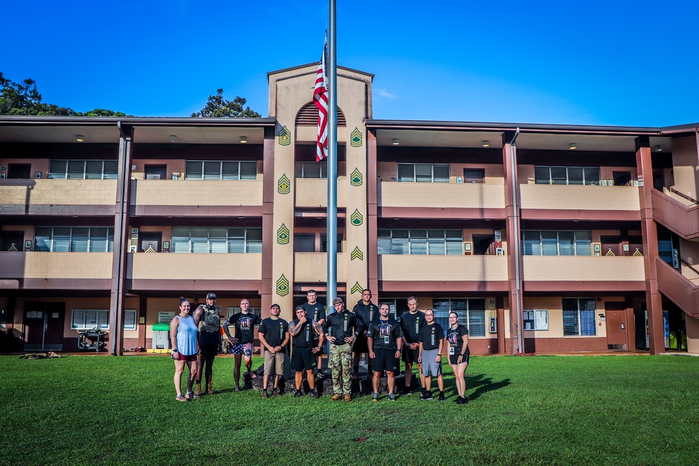NCO Academy Hawaii Facilitators &amp; Staff Complete The 9/11 Tower Challenge