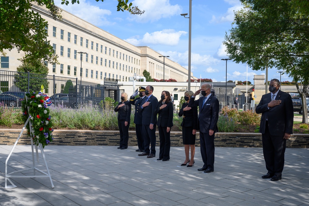 POTUS/VPOTUS attend 9/11 Pentagon Memorial Ceremony
