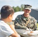 U.S. Marines Interact with Afghan Civilians