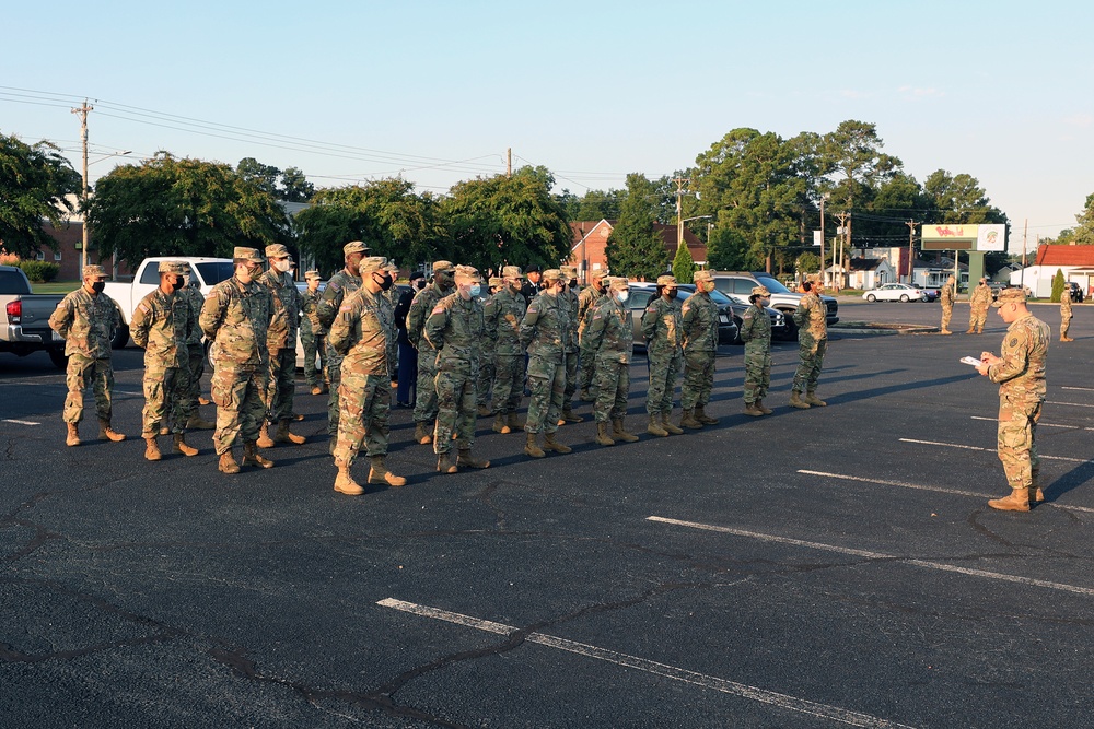 NC Guard Joins Local Service Organizations at 9/11 Remembrance
