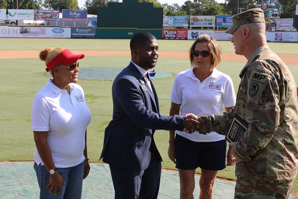 NC Guard Joins Local Service Organizations at 9/11 Remembrance