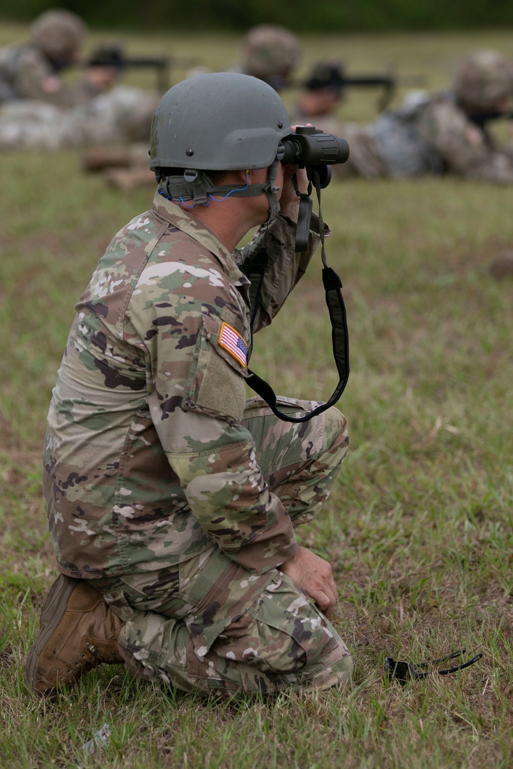 Range safeties identify hits on targets during Florida National Guard's annual TAG Match
