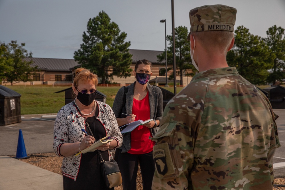 Office of the Secretary of Defense Visits Task Force Eagle