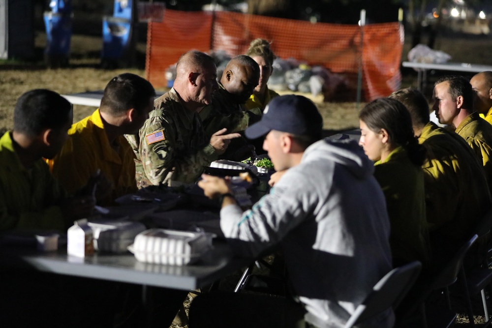 JTF-CA commander and CASA-CA visit TF Spearhead Soldiers