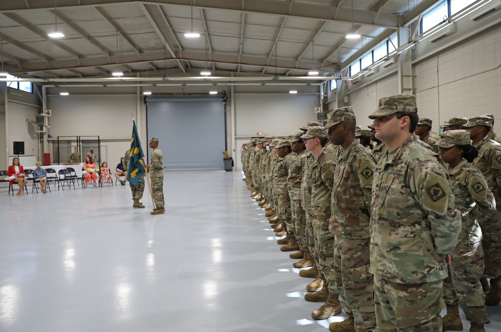 Change of Command Ceremony for HHD, Camp Shelby Joint Forces Training Center