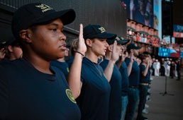 Recruits from All Services Swear-In on 20th Anniversary of 9/11