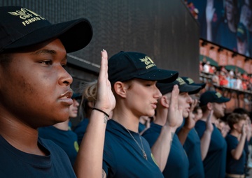 Twenty Future Sailors Conduct Joint Service Swear-In During 20th Anniversary of 9/11