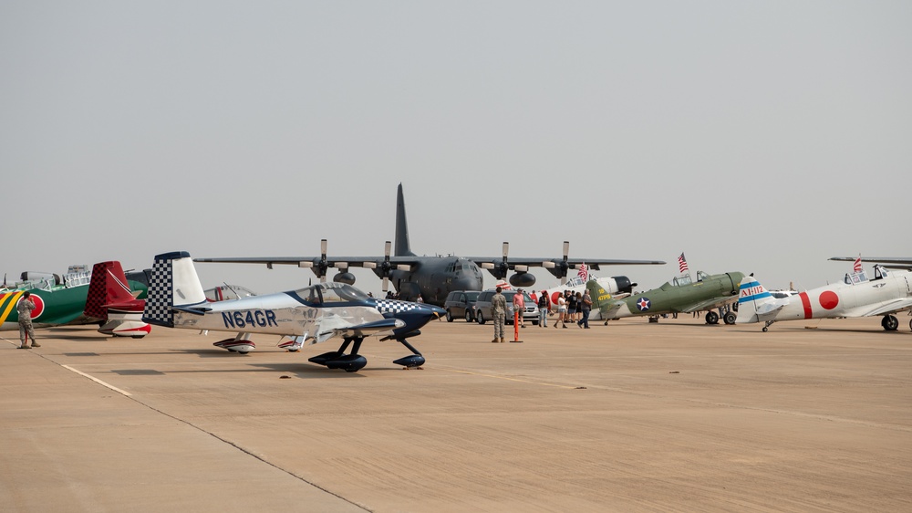 27th SOW aircrew display AC-130W Stinger II gunship at High Sky CAF AIRSHO 2021
