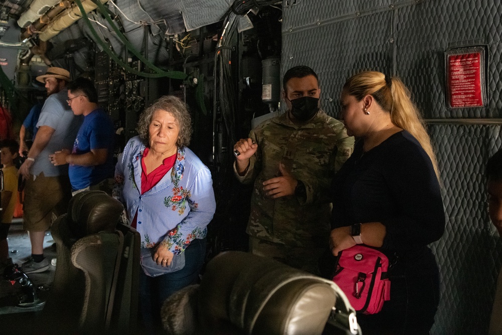 27th SOW aircrew display AC-130W Stinger II gunship at High Sky CAF AIRSHO 2021