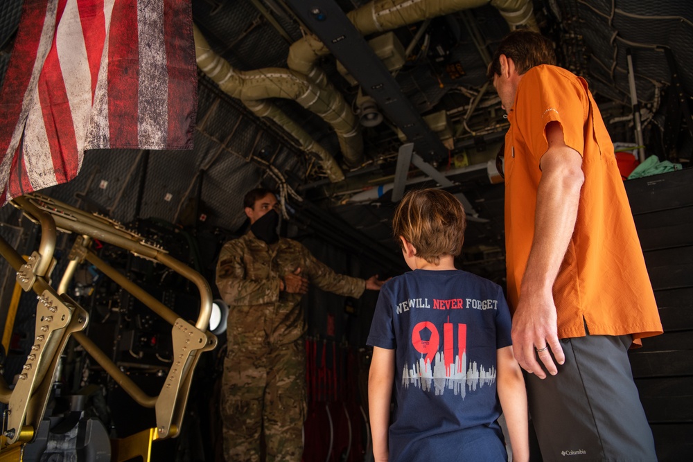 27th SOW aircrew display AC-130W Stinger II gunship at High Sky CAF AIRSHO 2021