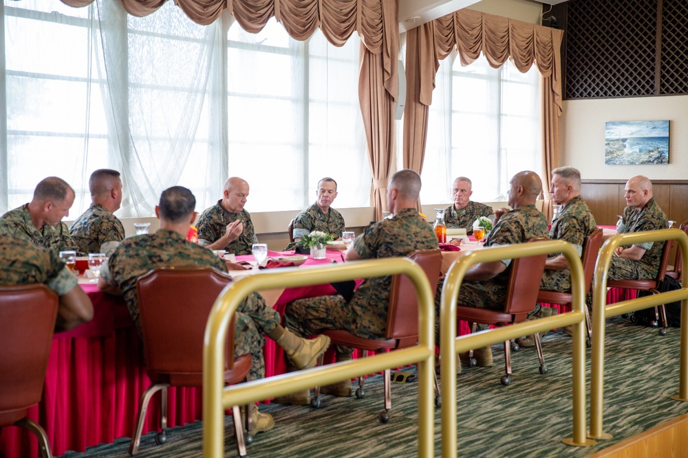 The Commandant of the Marine Corps Gen. David Berger visits Marine Corps Air Station Futenma