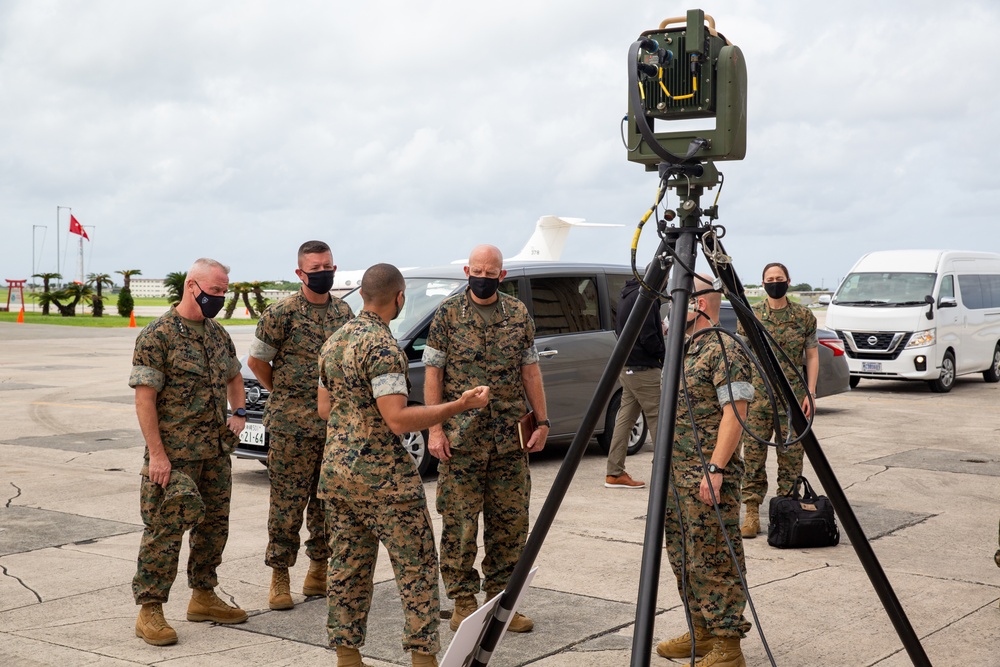 The Commandant of the Marine Corps Gen. David Berger visits Marine Corps Air Station Futenma