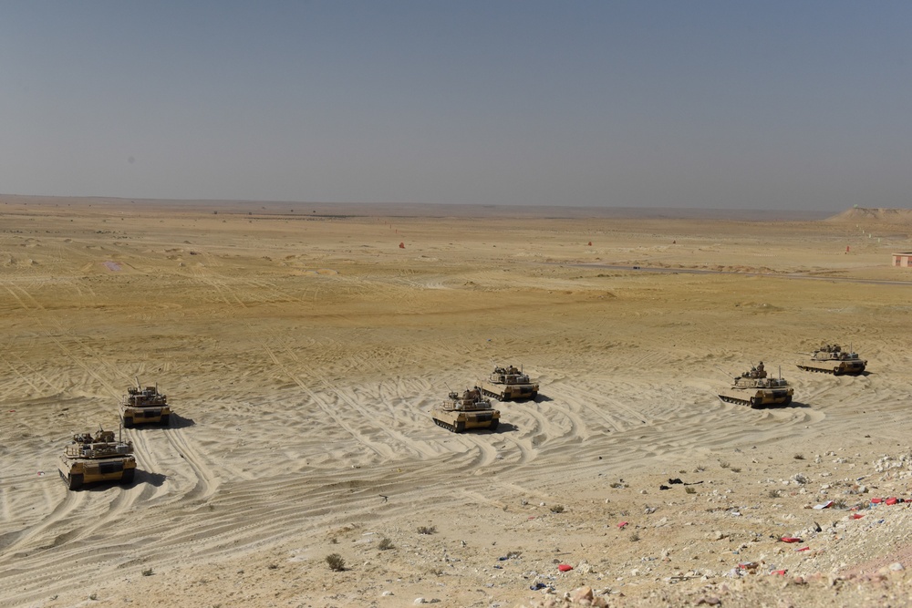 U.S., and Egyptian Armed Forces conduct Company Gunnery at Bright Star 21