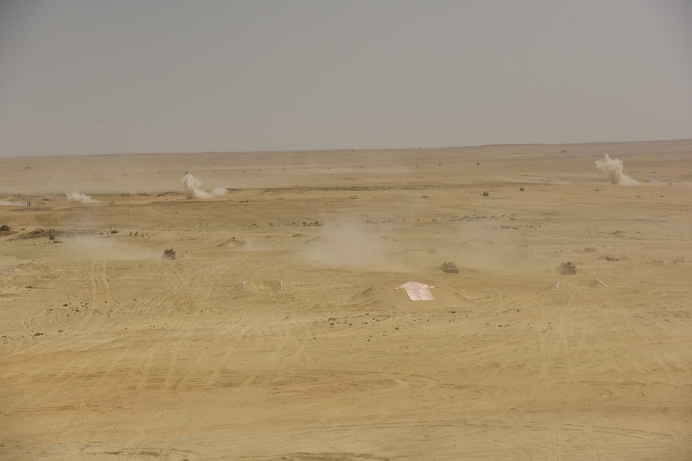 U.S., and Egyptian Armed Forces conduct Company Gunnery at Bright Star 21