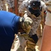 U.S. Army Soldiers partner with Jordanian and Egyptian CBRN specialists to execute the stages of decontamination