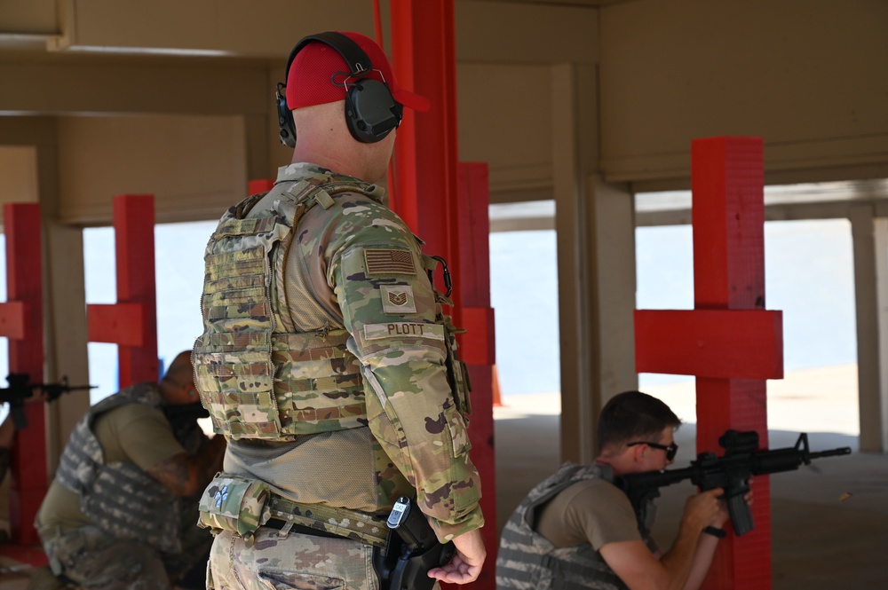 134th Air Refueling Wing airmen train at Combat Arms Training Maintenance