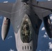 927th Airmen watch the refueling of F-16s