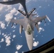 927th Airmen watch the refueling of F-16s