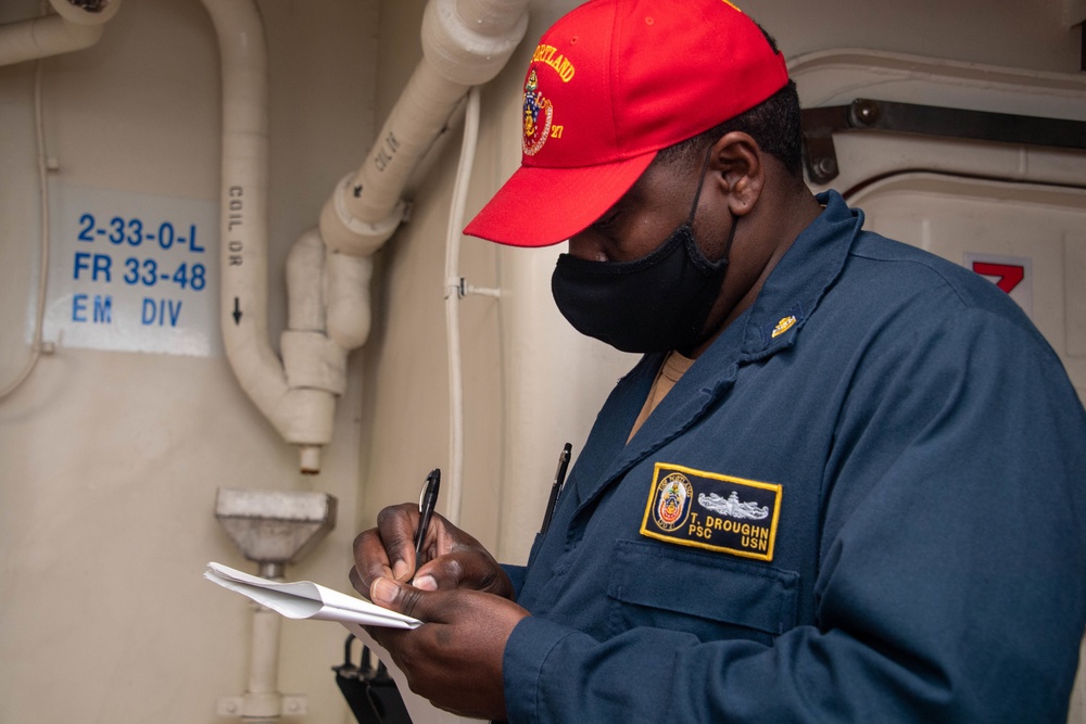 USS Portland General Quarters Drill