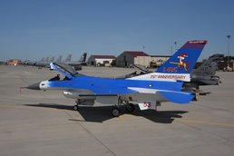 Blue South Dakota ANG heritage F-16