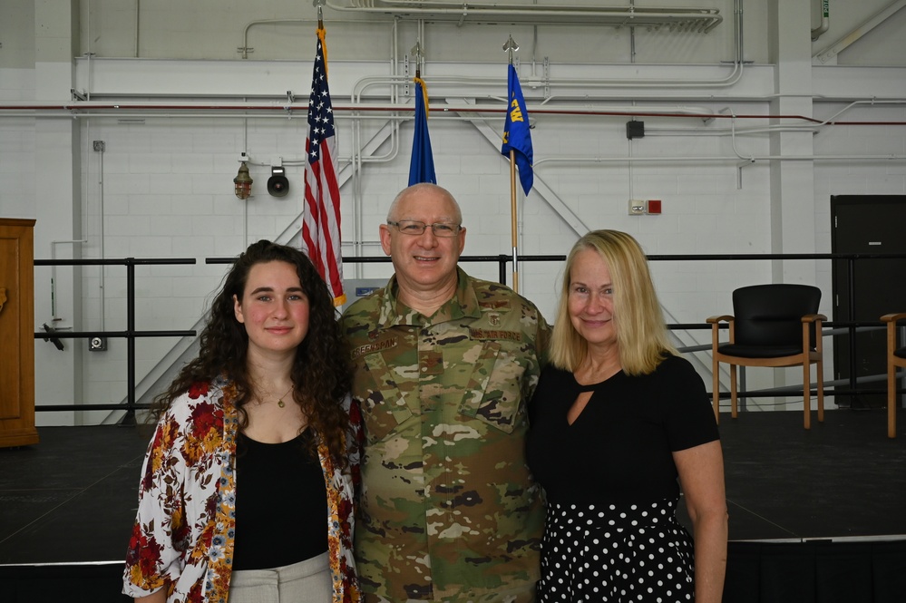 Col. Aaron Greenspan assumes command of the 442d Medical Squadron