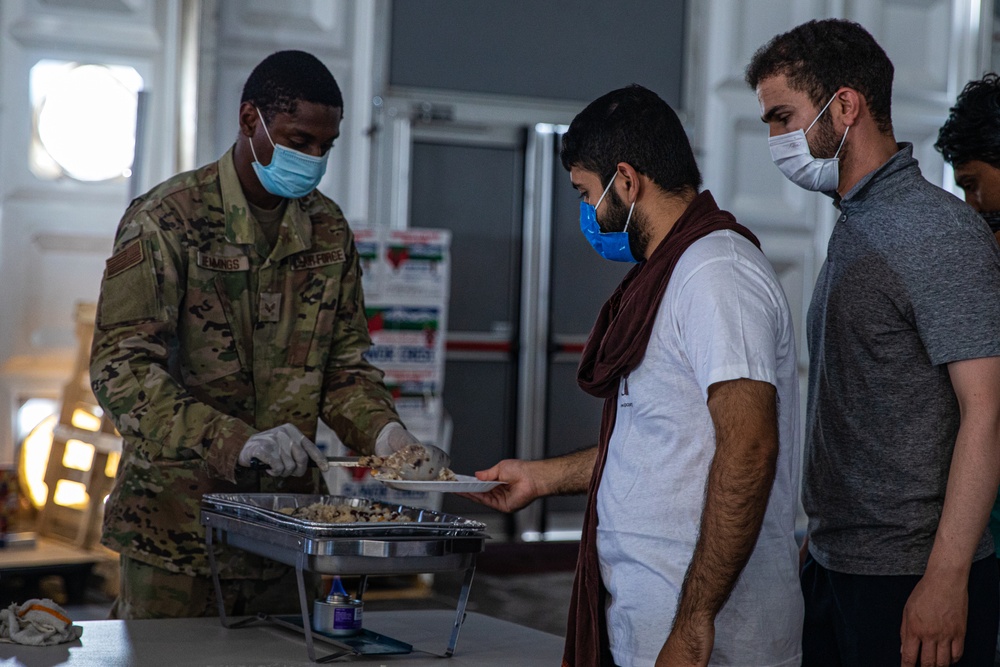 Task Force – Holloman feed Afghan Personnel